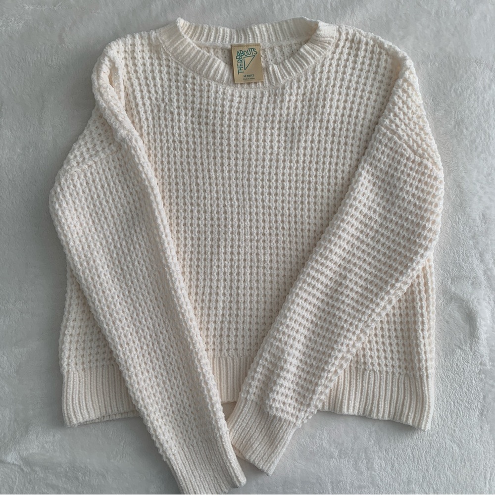 Thereabouts girls white sweater